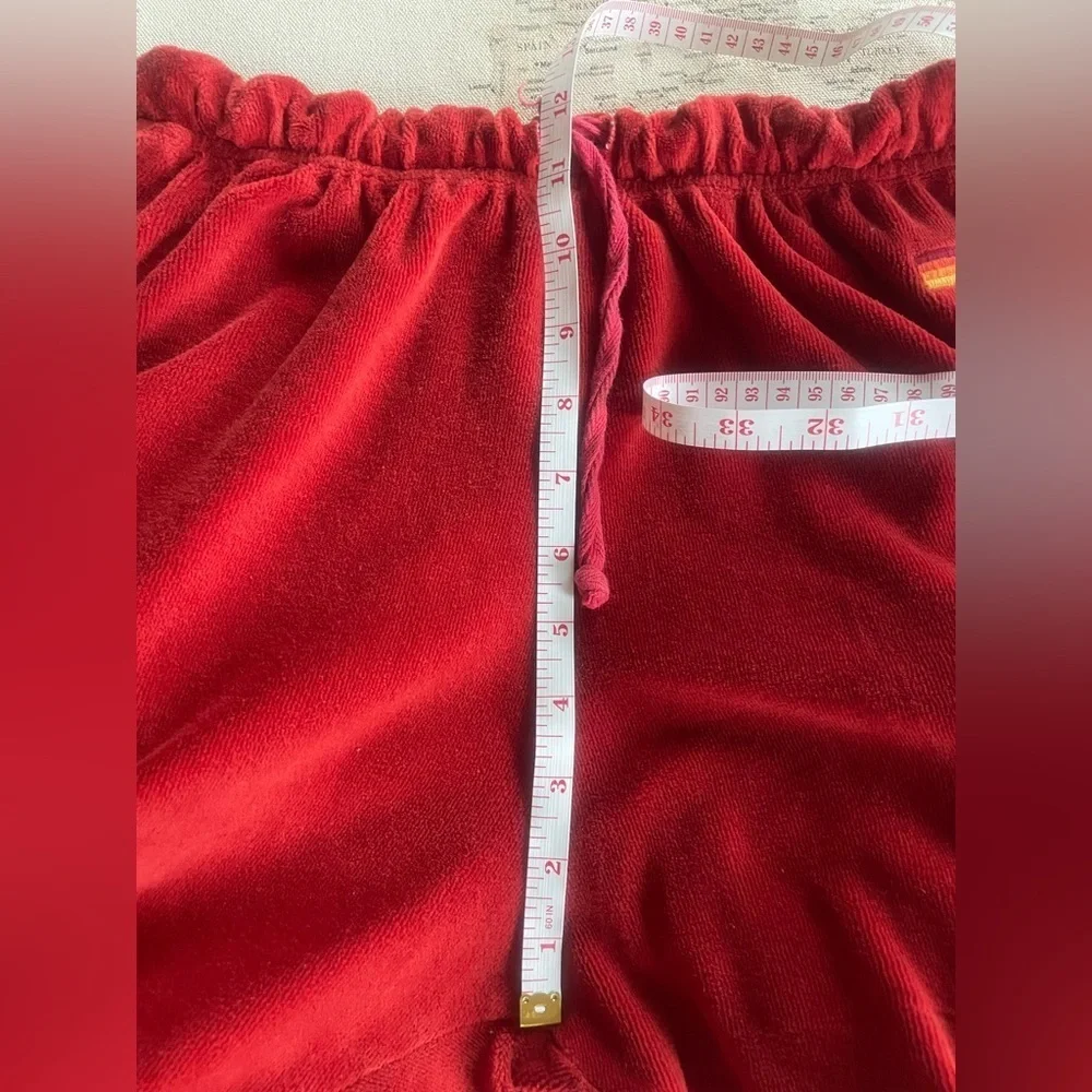 Aviator Nation CLASSIC VELVET SWEATPANTS - RED Size Medium Men’s - Picture 9 of 11